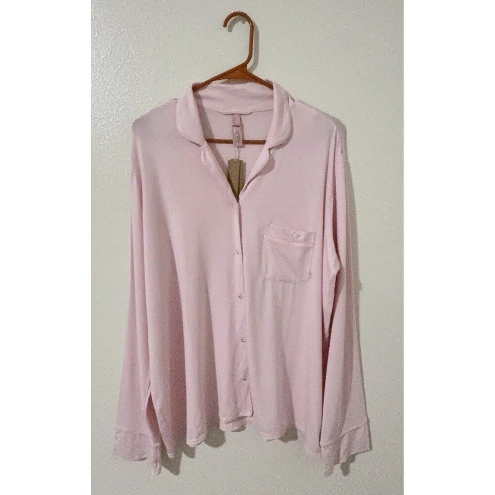 NWT Skims Long Sleeve Sleep Shirt in Bloom Color Size L